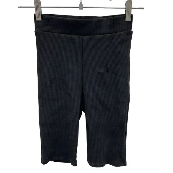 Naked Wardrobe Black Snatched Ribbed Shorts Size S NW-P0081 - Picture 2 of 9